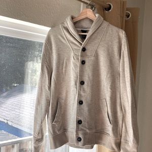 Women’s H&M Cozy Cream Knit Boyfriend Cardigan, Size (XL)